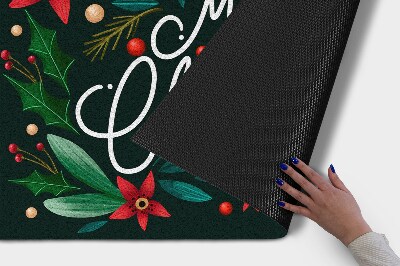 Droogloopmat Kerstthema