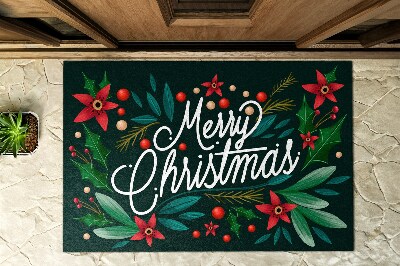 Droogloopmat Kerstthema