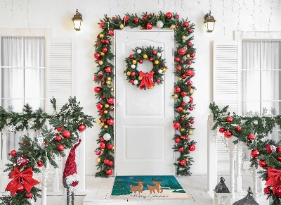 Deurmat Kerst rendier