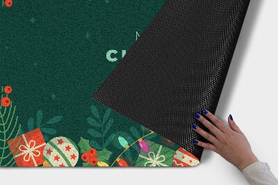 Droogloopmat Kerstversiering