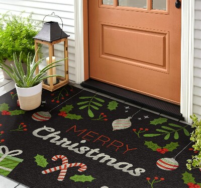 Droogloopmat Kerstversiering