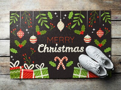 Droogloopmat Kerstversiering