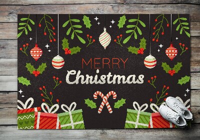 Droogloopmat Kerstversiering