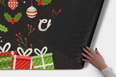 Droogloopmat Kerstversiering