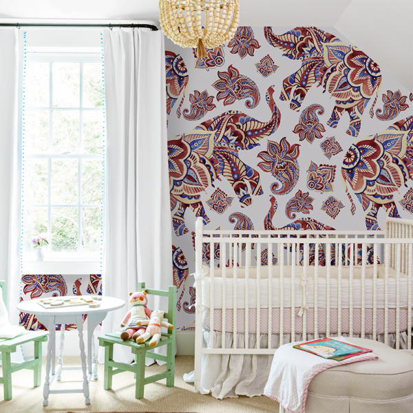 Fotobehang met olifanten – stijlvolle natuurdecoratie voor aan de muur 