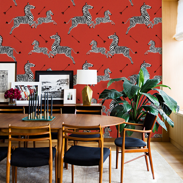 Fotobehang met zebra’s – elegante en natuurlijke wanddecoratie 