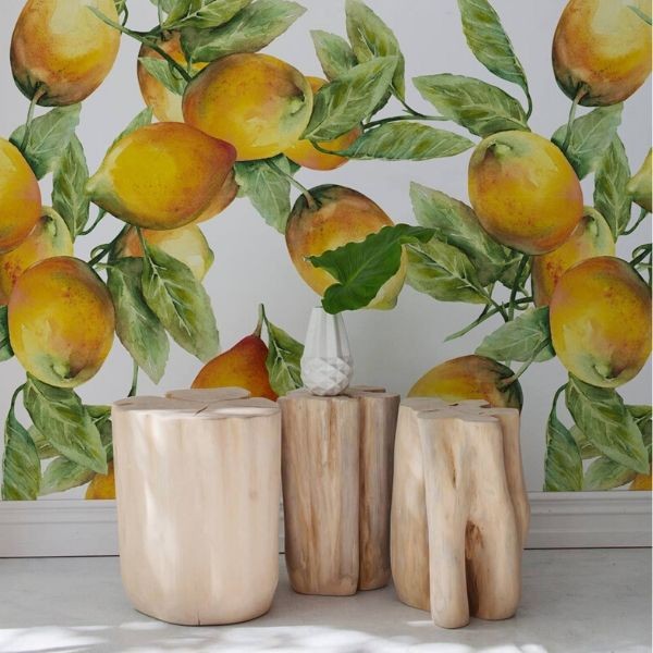 Fotobehang met Citroenen 