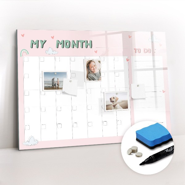 Magnetisch bord met stift voor kantoor 