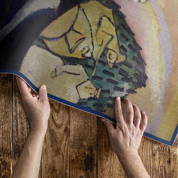 Vinyl vloerkleden met artistieke motieven 