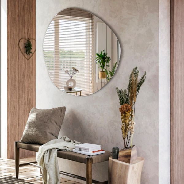 Spiegels asymmetrische en organische vormen 