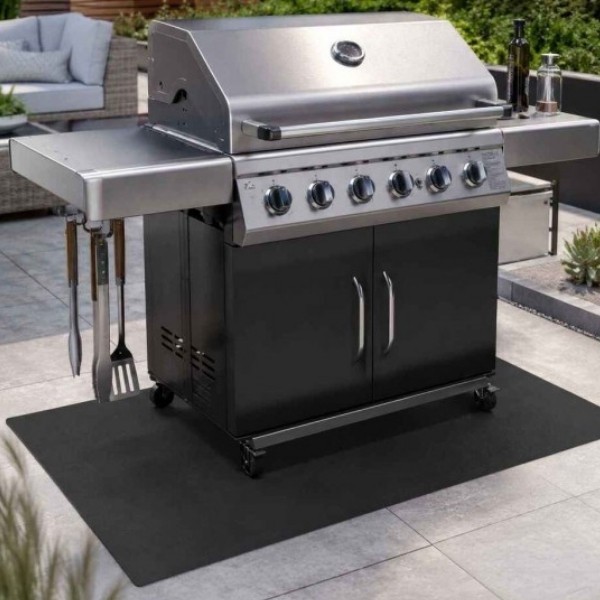 Duurzame metalen barbecue onderleggers 