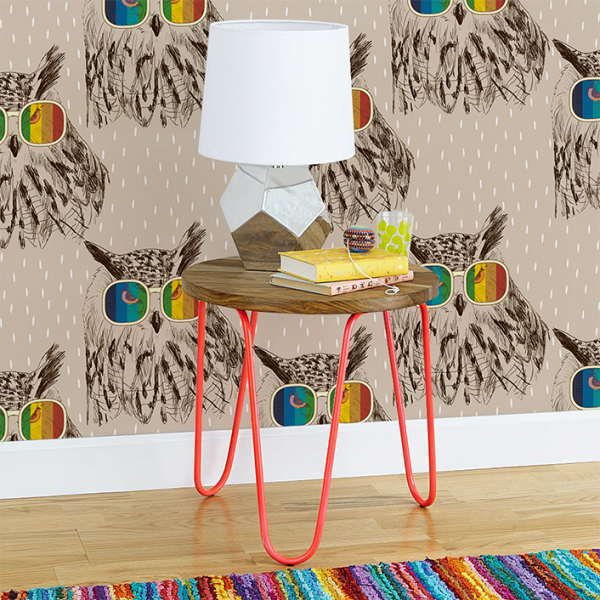 Fotobehang met uilen – sfeervolle en natuurlijke muurdecoratie 