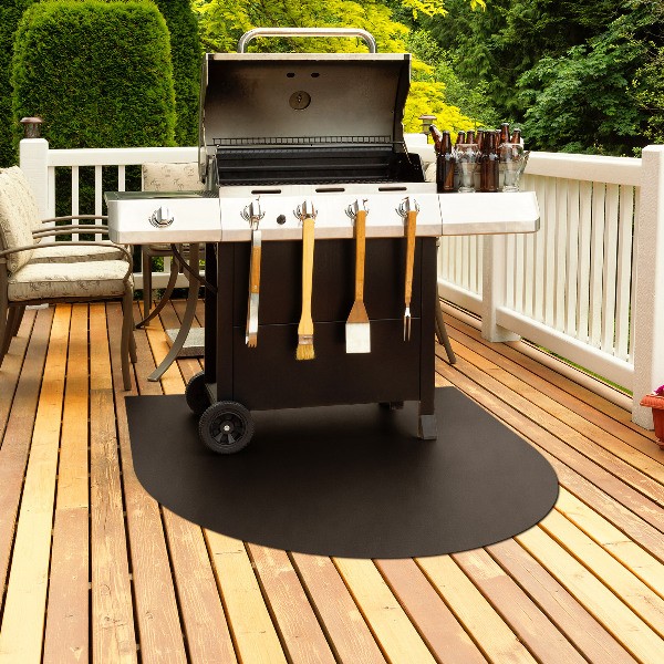 Duurzame metalen barbecue onderleggers 