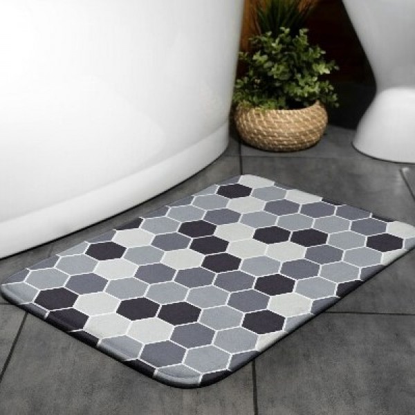 Badkamermatten met patronen 