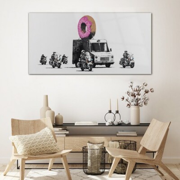 Reproducties op glas – Banksy 