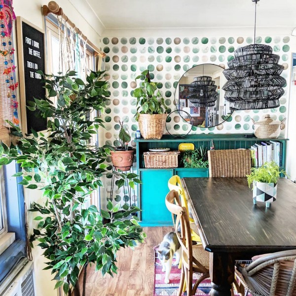 Fotobehang met patronen 