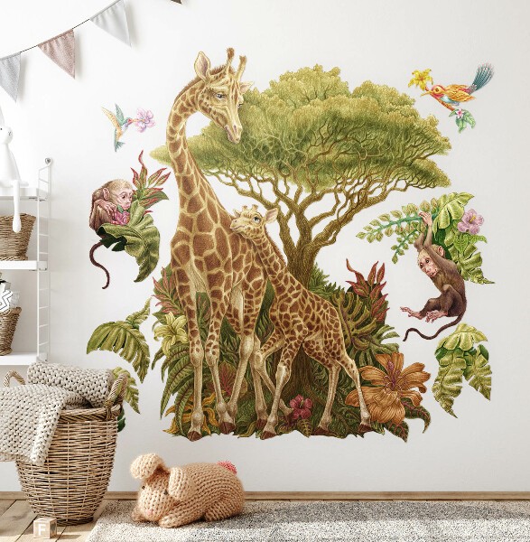 Muurstickers met dieren voor de kinderkamer 