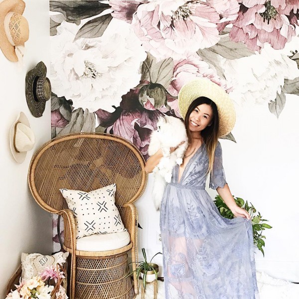 Fotobehang Aquarellen – Elegante Muurdecoratie in Pasteltinten 