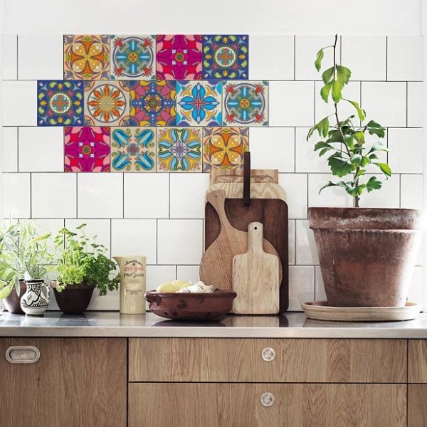 Mexicaanse tegelstickers voor keuken en badkamer 