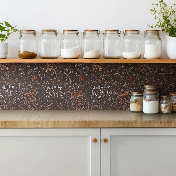 Zelfklevende tegels met opschriften 