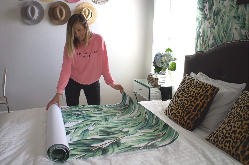 behang voor één muur