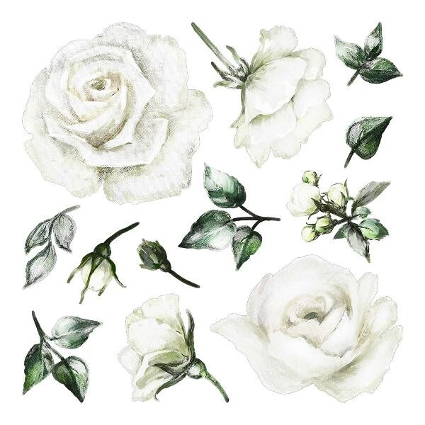 Muurstickers met bloemen en planten voor de kinderkamer 