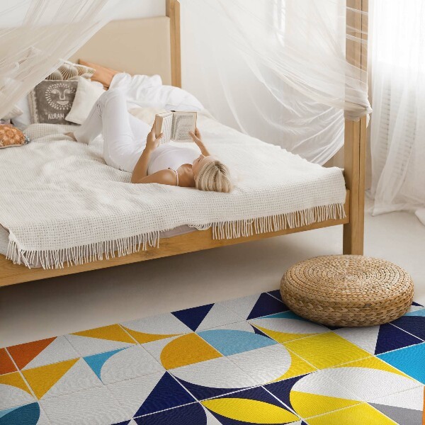 Vinyl vloerkleden met abstracte motieven 