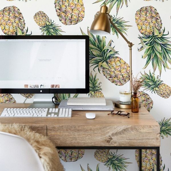 Fotobehang Ananas: Tropische Sfeer voor Keuken & Woonkamer 
