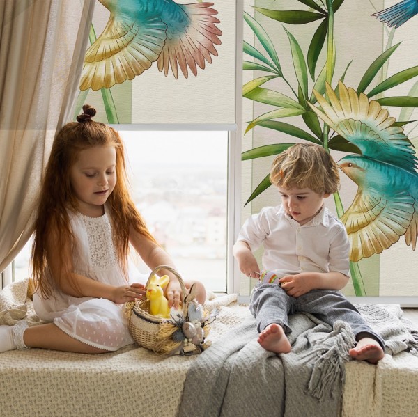 Rolgordijnen in Tropische Stijl: Paradijs in je Huis 