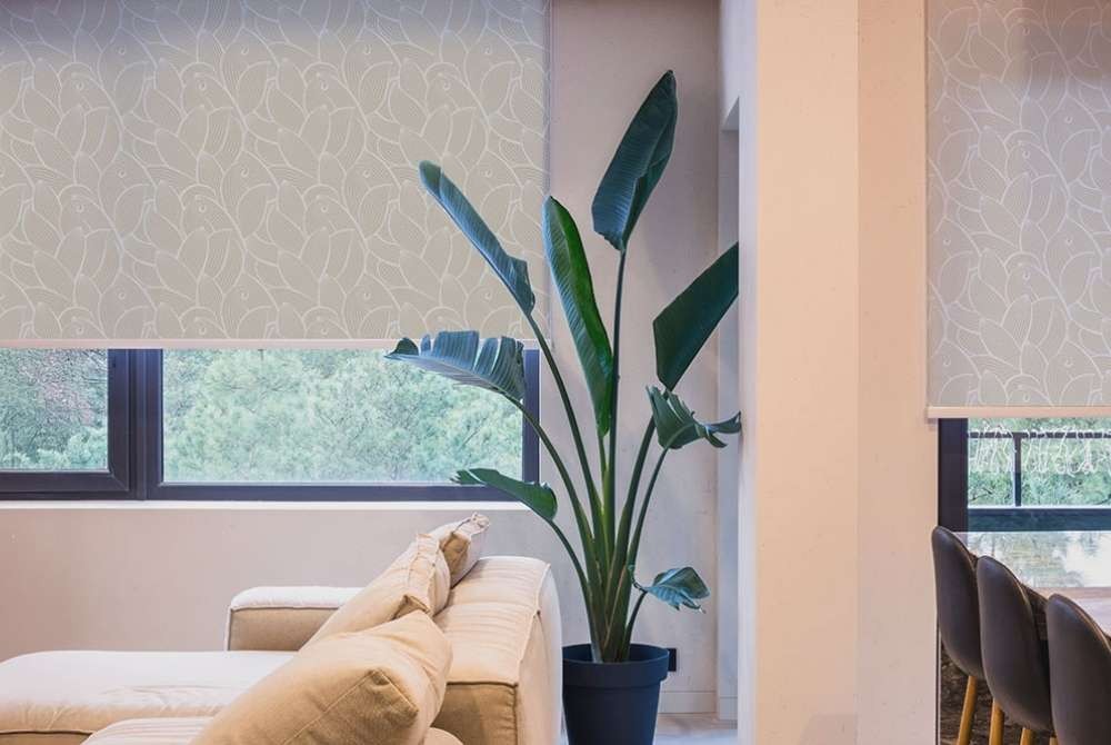 Woonkamer in Scandinavische stijl