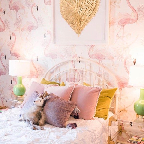 Fotobehang met flamingo’s – vrolijke en tropische muurdecoratie 